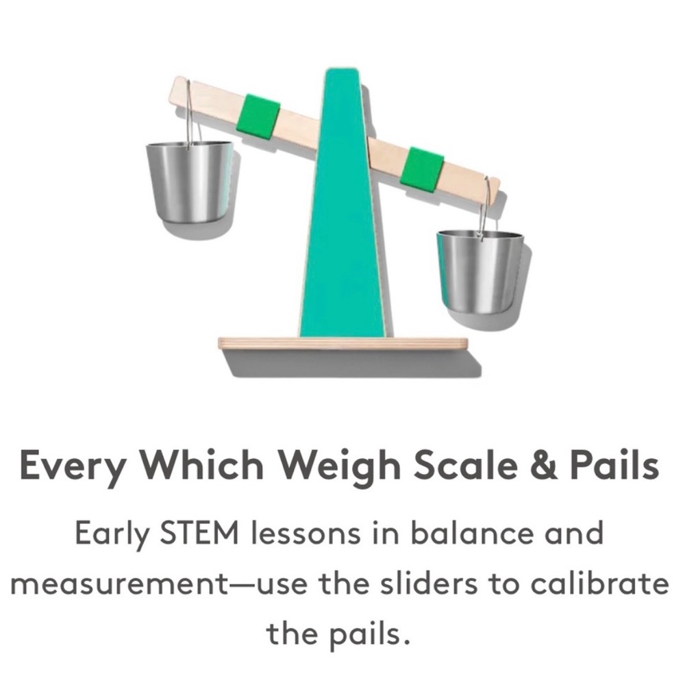 Lovevery Every Which Weigh Scale & Pails